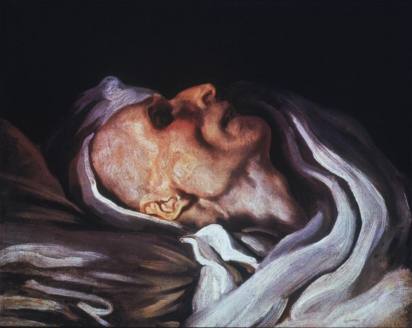 Study of a head of a corpse by Charles Emile Callande de Champmartin